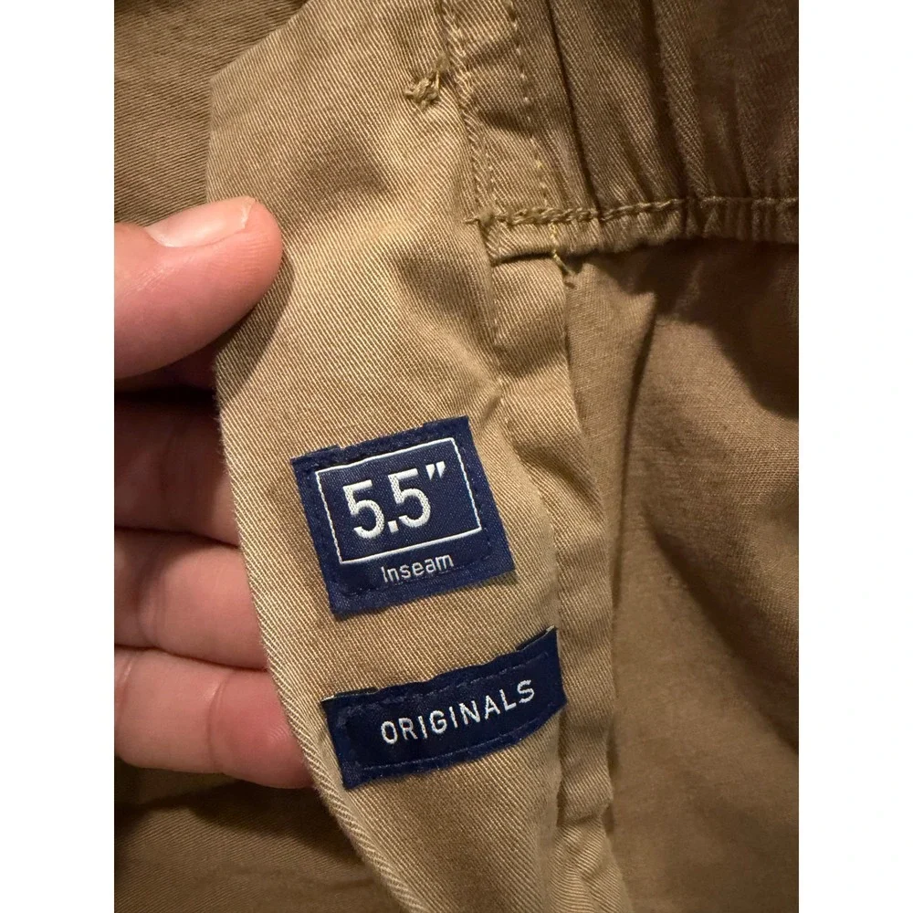 Chubbies Originals Mens 5.5 Inseam Khaki Stretch Twill Shorts XL Elastic Waist